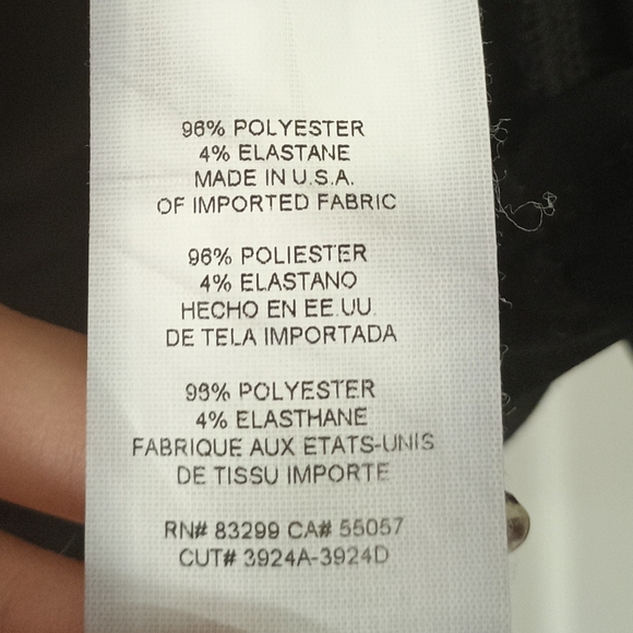 Express Crew Neck Long Sleeve Ruched Tee Black Size M - Picture 3 of 8